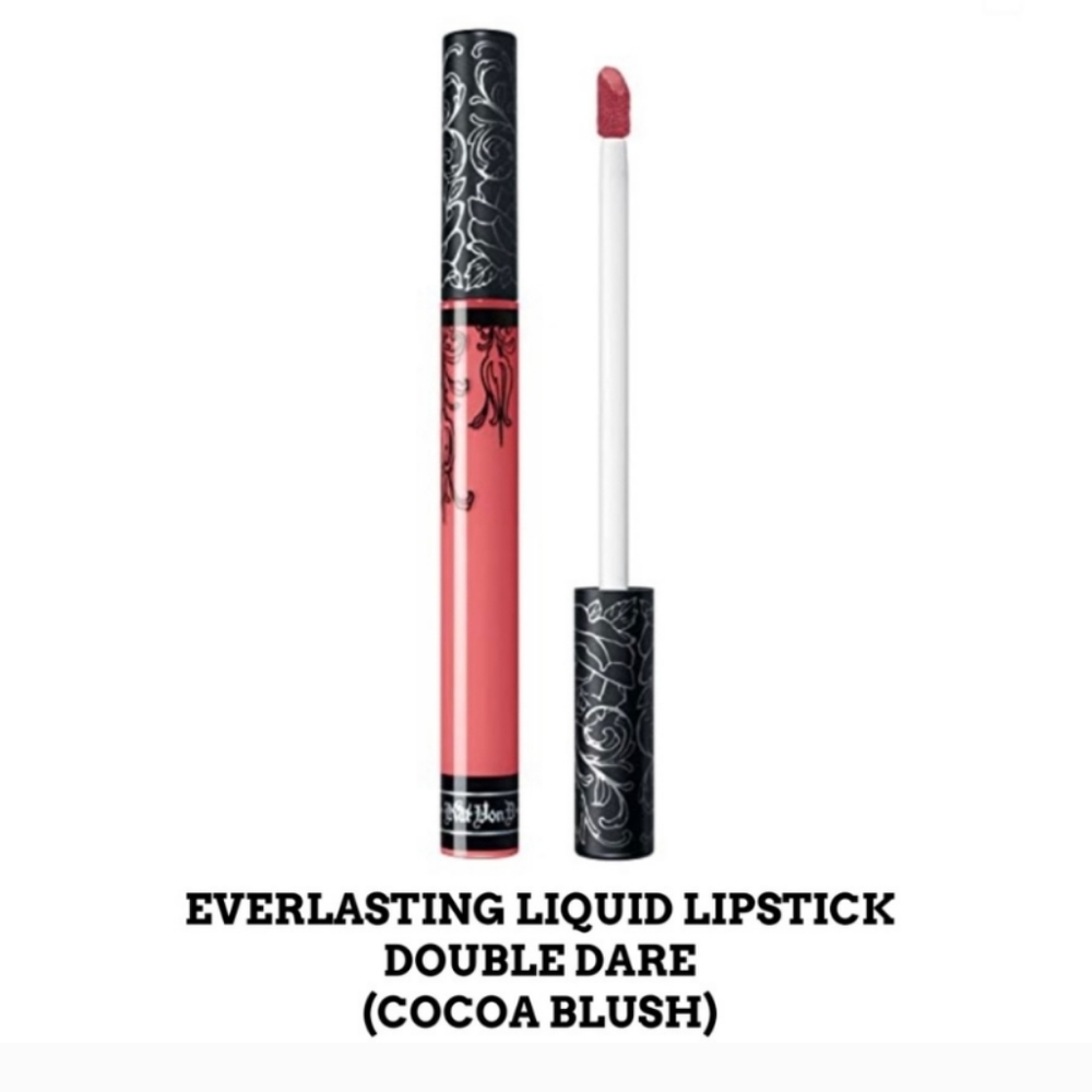 💕Kat Von D "Double Dare" Everlasting Kiss Liquid Lipstick!